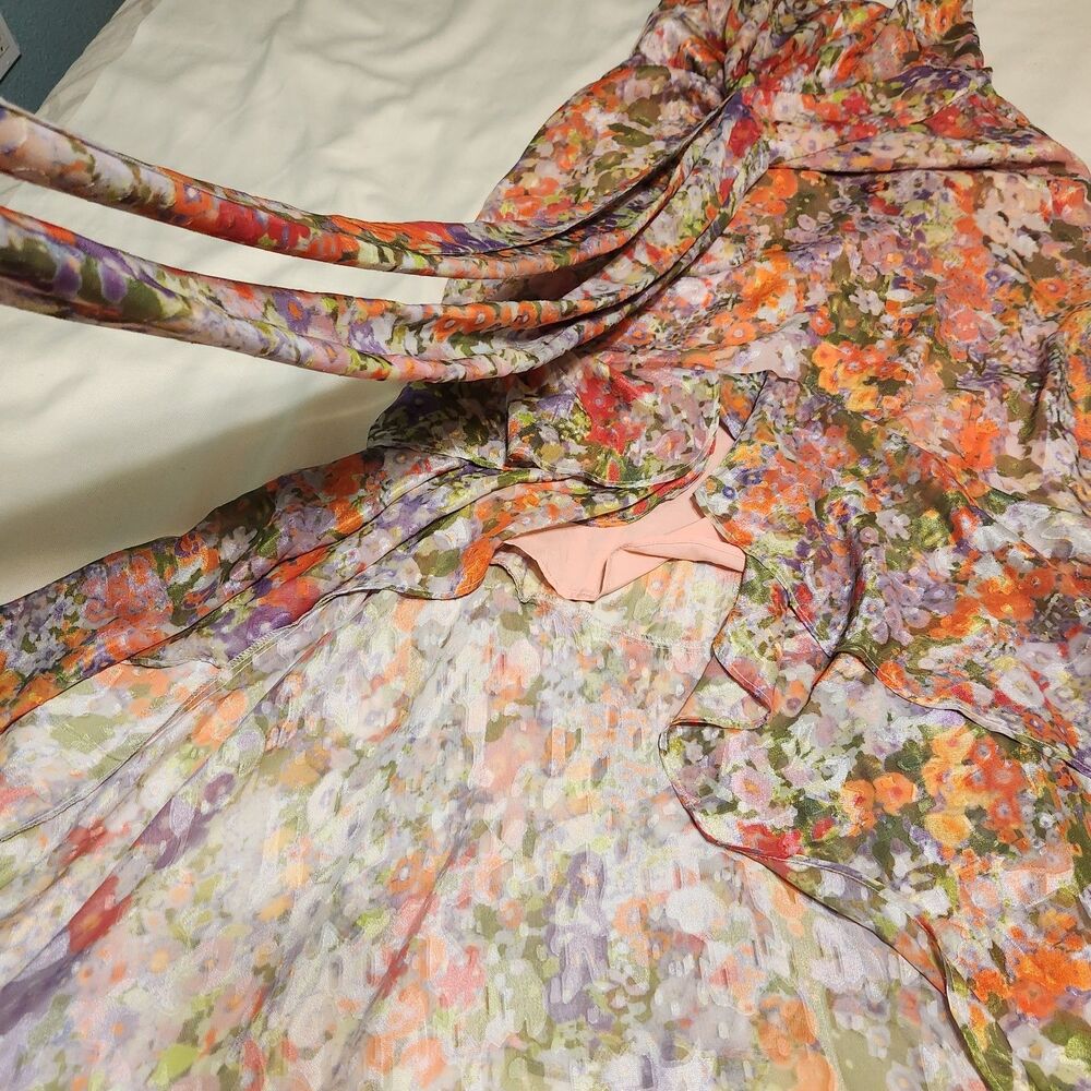 Hutch Lucie Maxi Dress Floral Boho Romancecore Cottagecore Layered sweetheart 6 - Picture 10 of 16